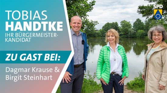 Tobias Handtke zu Gast bei Dagmar Krause und Birgit Steinhart